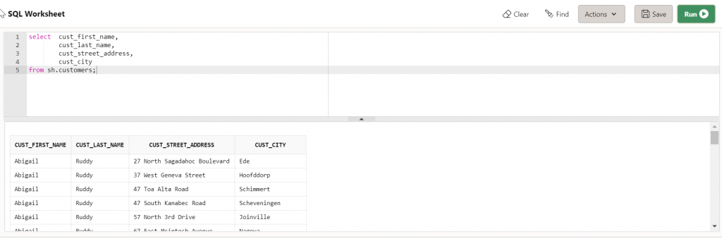 kurs sql zapytanie wynik